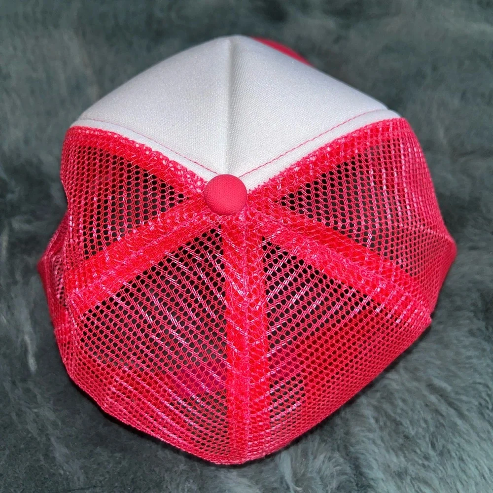 Pink and White Party Cap NWOT